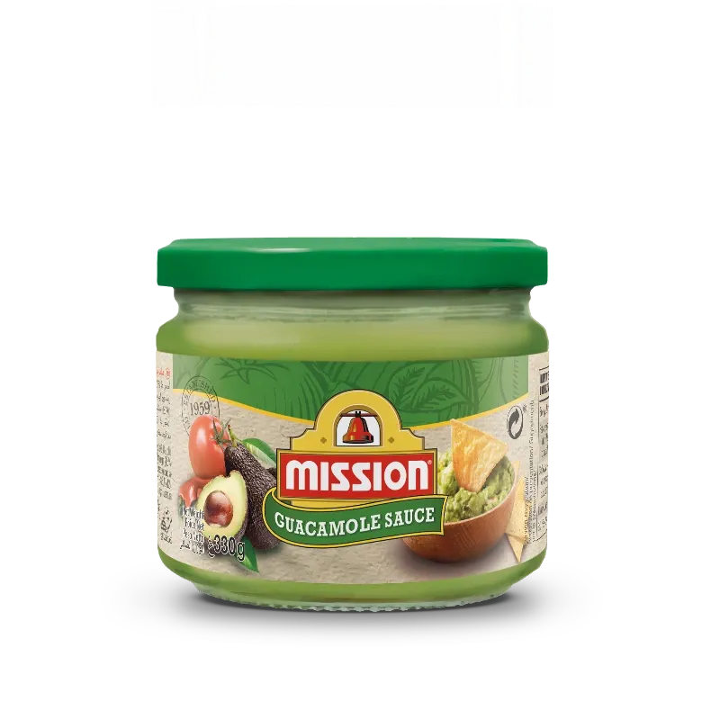 Salsa Guacomole MISSION Cristal 300g 6/Caja