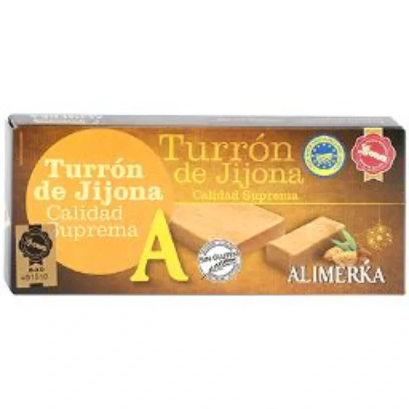 Turrón Jijona Calidad Suprema ALIMERKA Estuche 250g 12/Caja