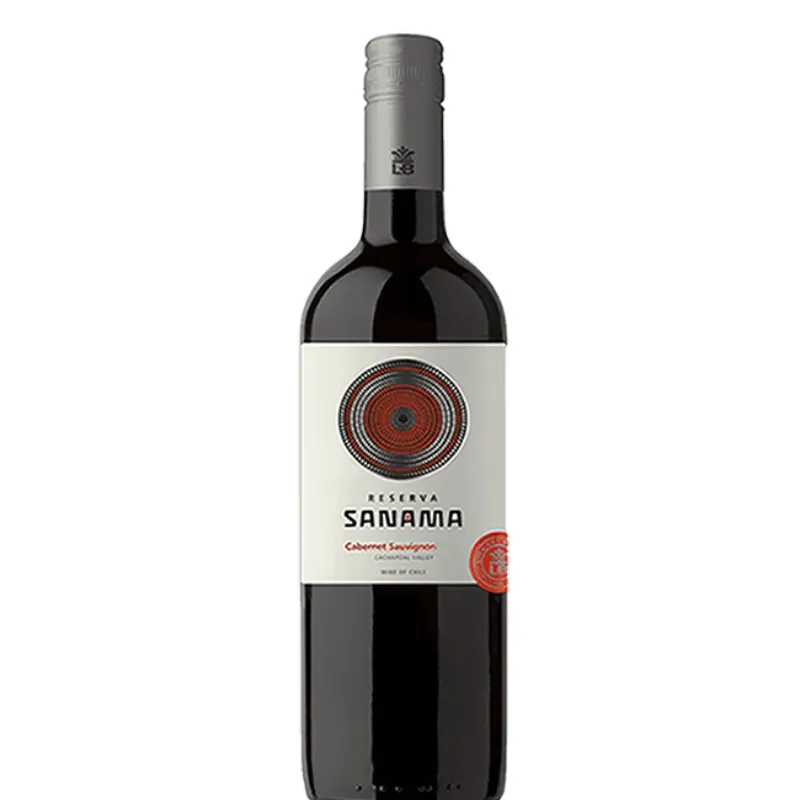 Vino Tinto Cabernet Sauvignon SANAMA Reserva 750ml/6 Caja