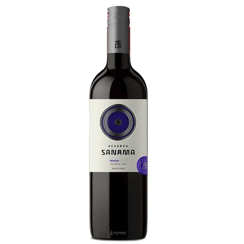 Vino Tinto Merlot SANAMA Reserva 750ml/6 Caja
