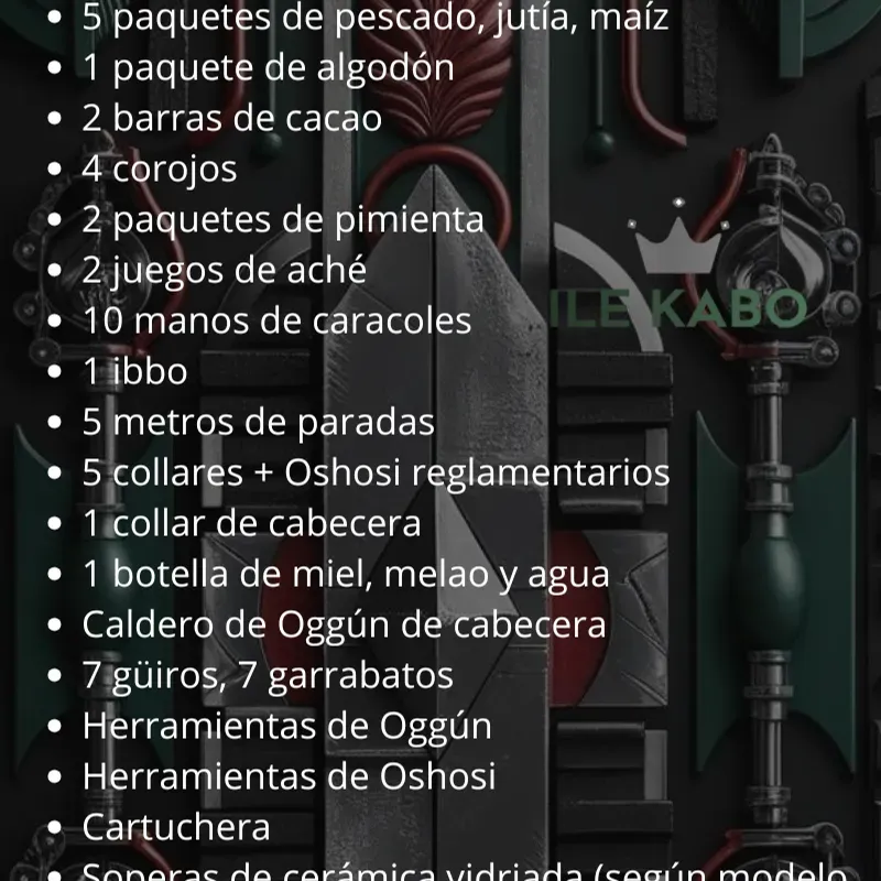 Cuarto de Santo de Oggún