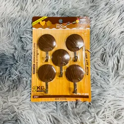Colgadores imitación madera 