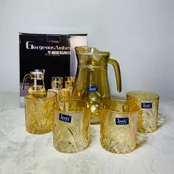 Juego de jarra con 4 vasos