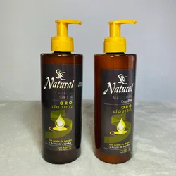 Juego de shampoo y mascarilla capilar Oro Líquido