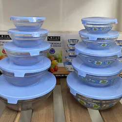 Pozuelos de cristal Set 5pcs