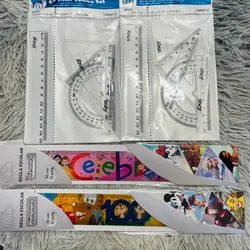 Reglas y juego de cartabones 