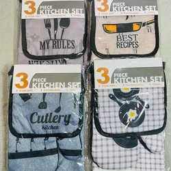 Set de 3pcs de cocina 