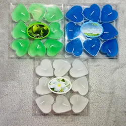 Velitas de corazón Set 9pcs