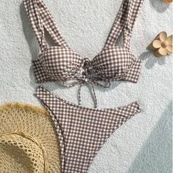 Bikini de cuadros