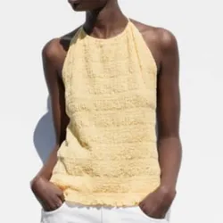 Blusa amarillo pastel