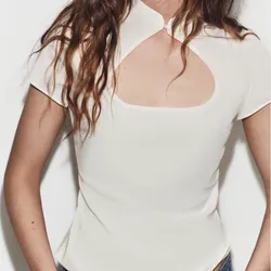 Blusa blanca con diseño