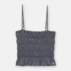 Blusa de tirantes azul