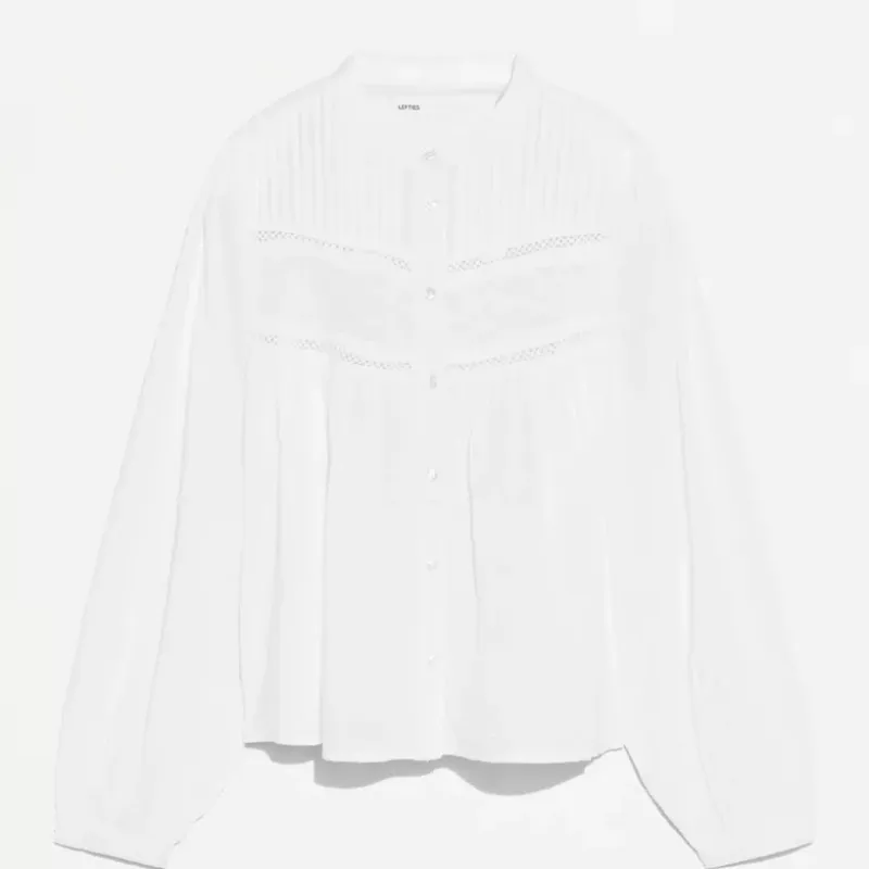 Blusa mangas largas blanca