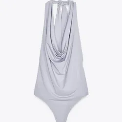 Body gris escote 