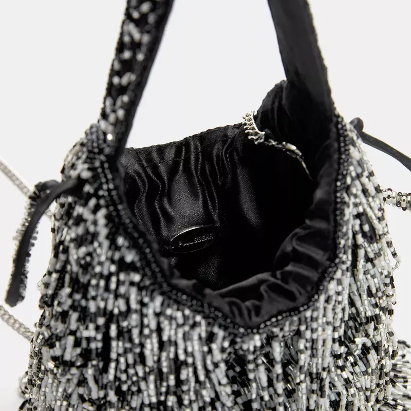 Bolso bandolera abalorios 