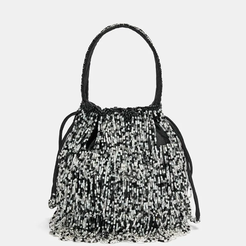 Bolso bandolera abalorios 