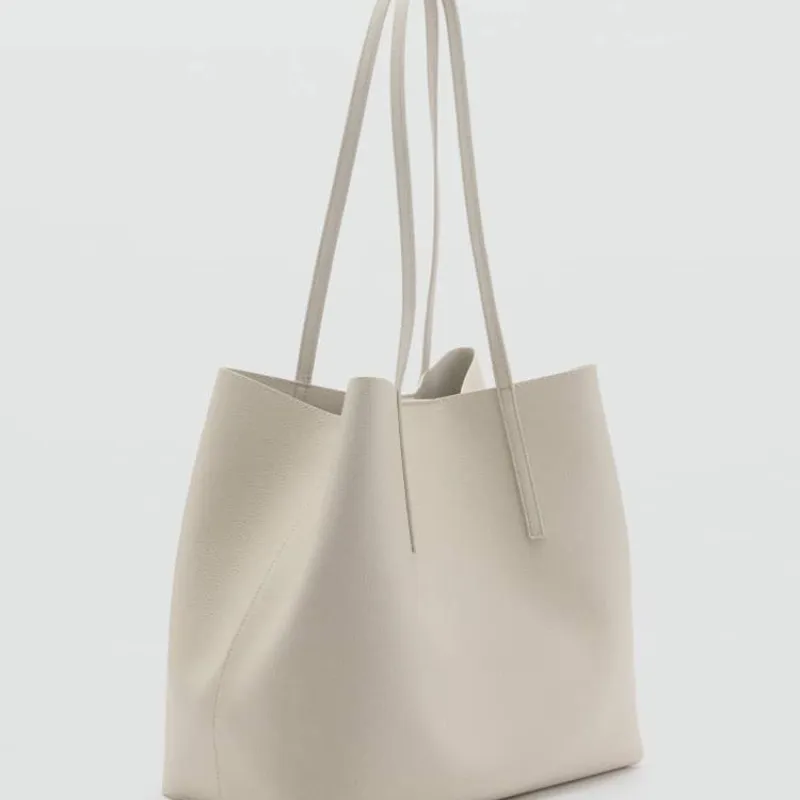Bolso blanco hueso