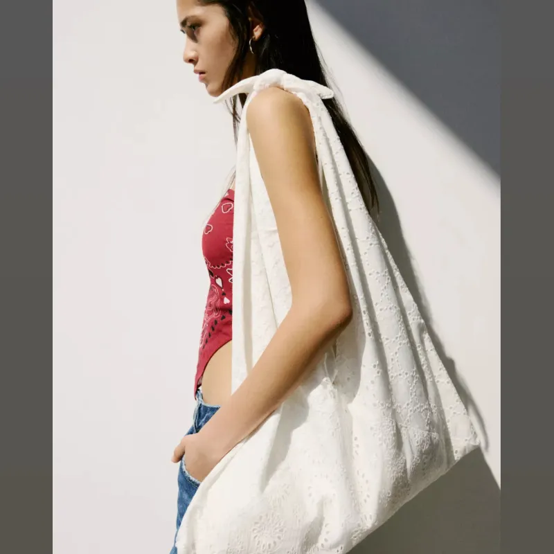 Bolso canvas nudo