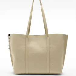Bolso crema grande 