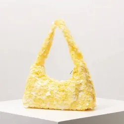 Bolso de lentejuelas amarillo