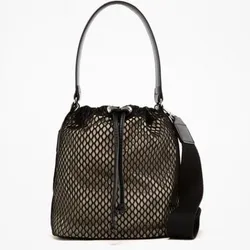 Bolso doble asa con malla