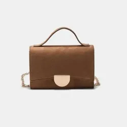 Bolso mini cierre dorado