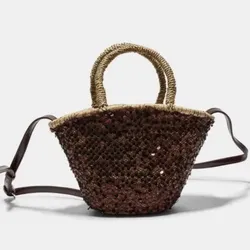 Bolso playero con lentejuelas