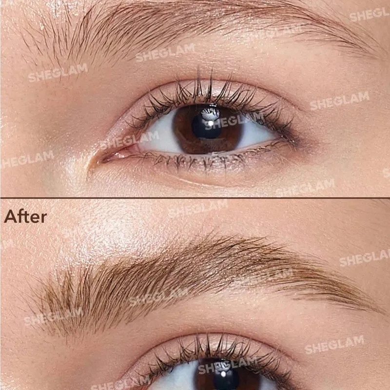 Brocha angular precisa para cejas