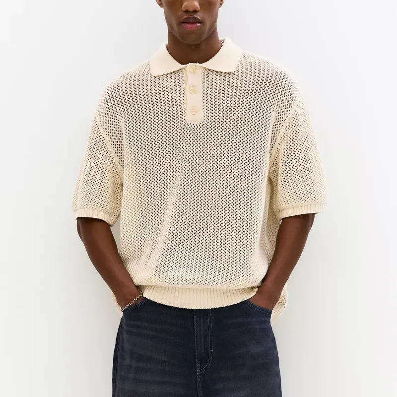 Camisa tejida blanca 
