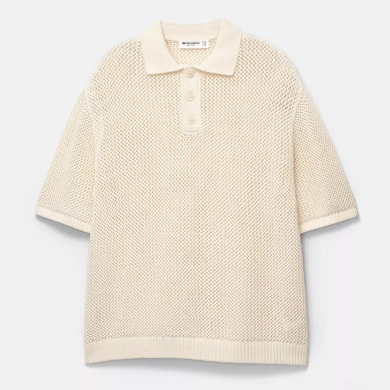 Camisa tejida blanca 