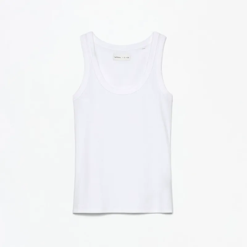 Camiseta blanca espalda nadadora 