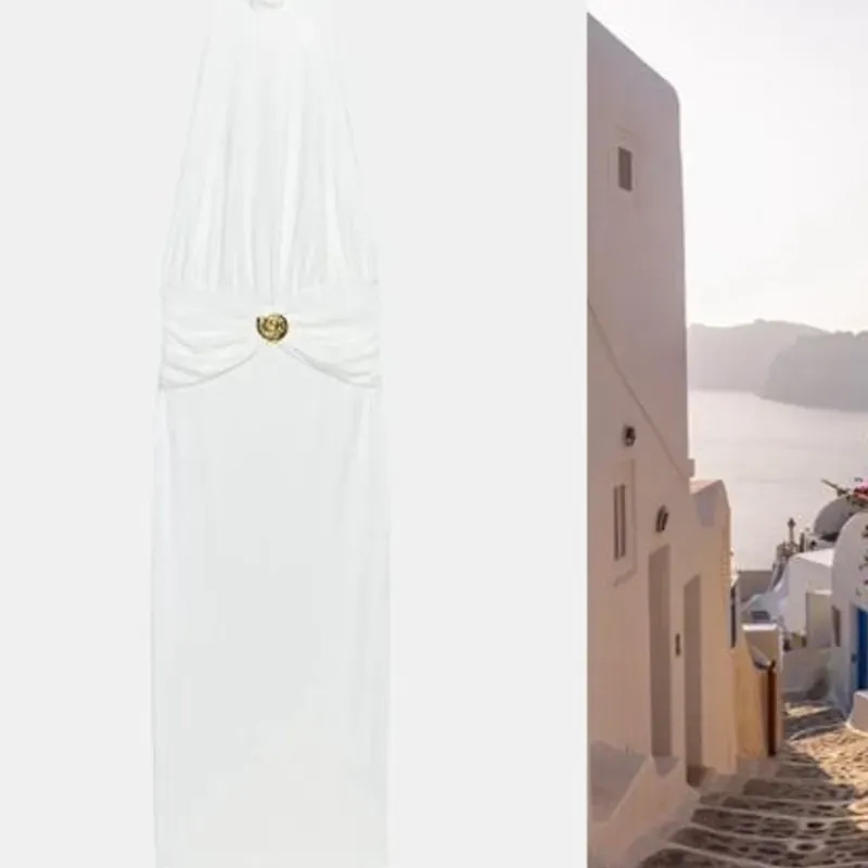 Caracol Halter Blanco