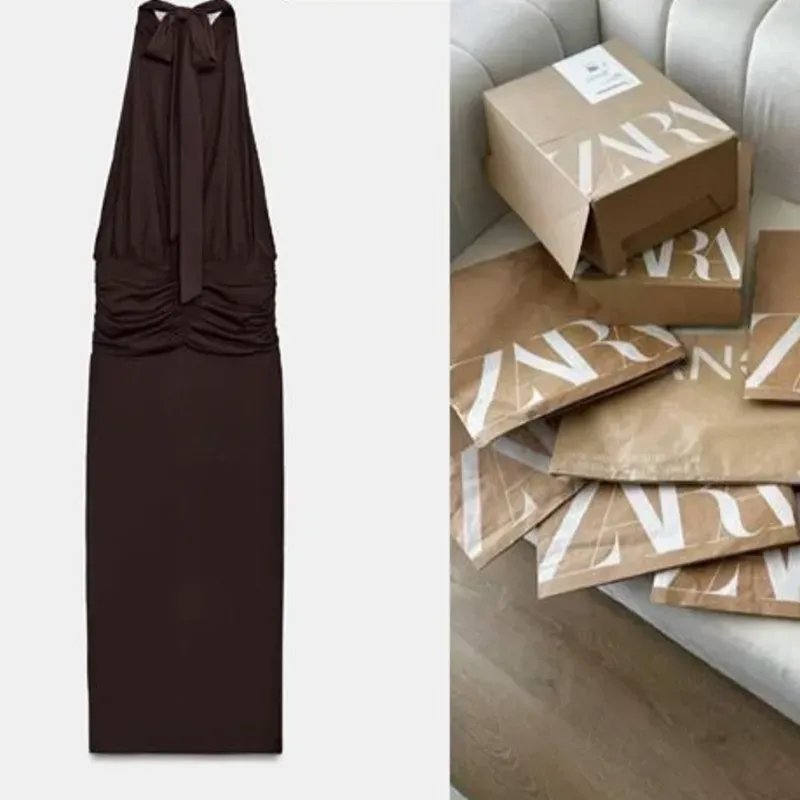 Caracol Halter Marrón