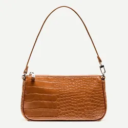 Cartera carmelita doble asa