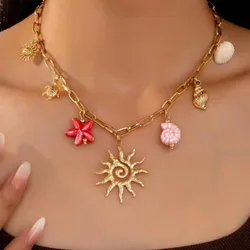 Collar dorado playero