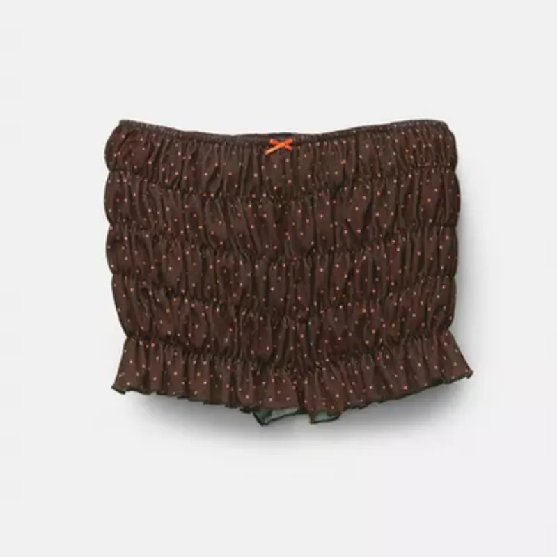 Conjunto marrón de puntos 