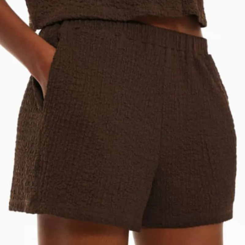 Conjunto marrón textura 