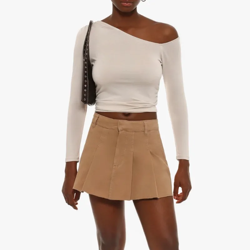 Falda corta tabla denim