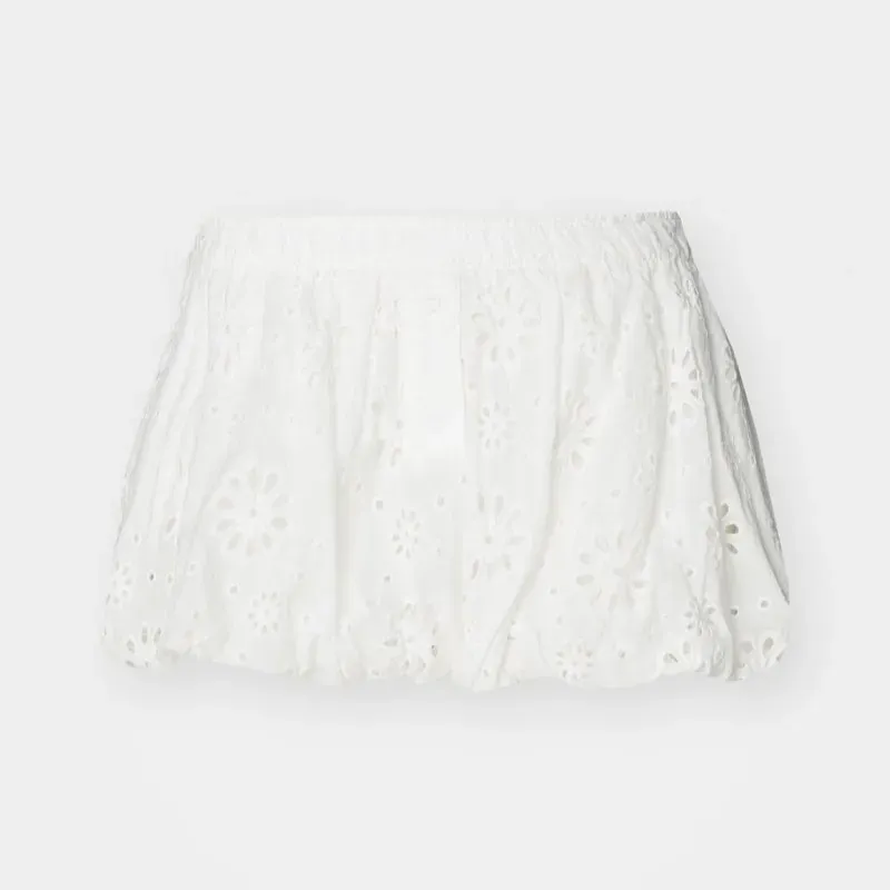 Falda Globo blanca