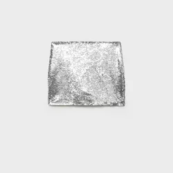 Falda lentejuelas plateada 