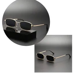 Gafas borde dorado 