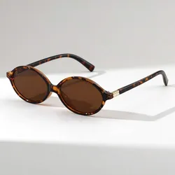 Gafas cristal marrón animal print