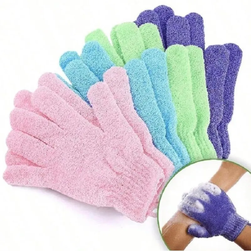 Guantes exfoliantes de ducha 
