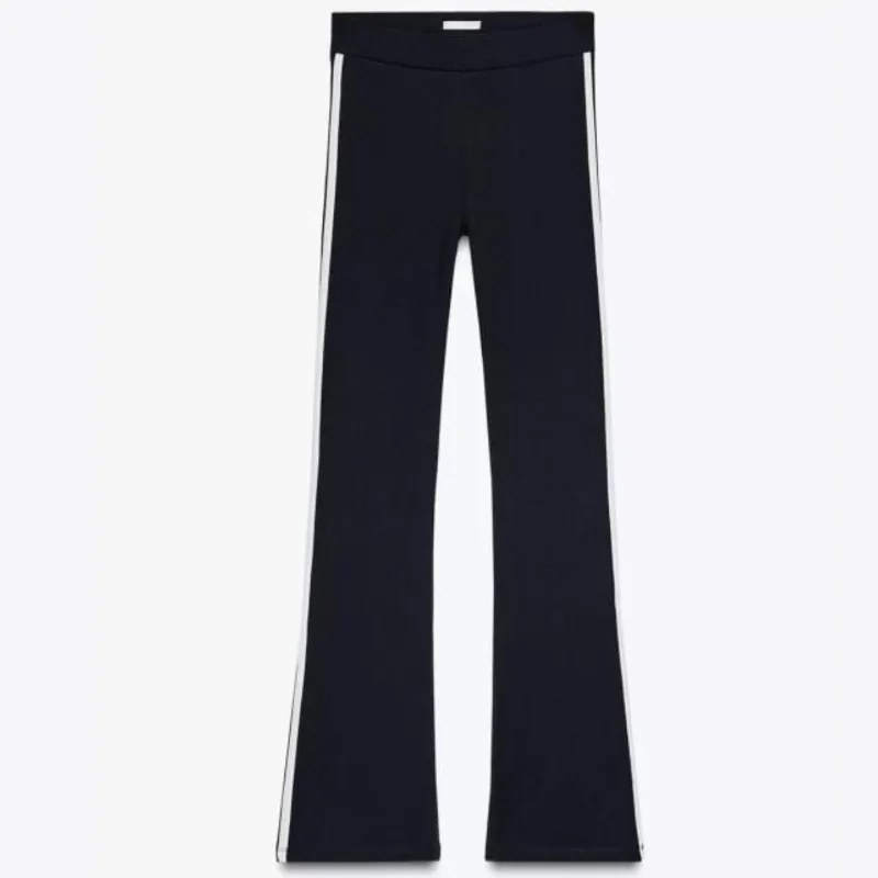 Leggings flare banda lateral