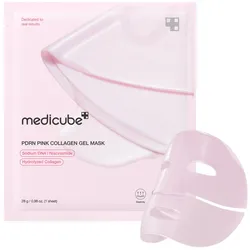 Mascarilla Facial de Colágeno Rosa