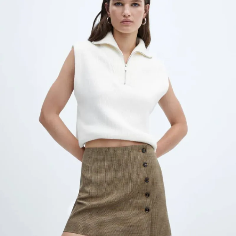 Minifalda de botones 