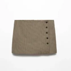 Minifalda de botones 