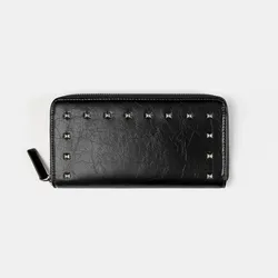 Monedero detalles plateados