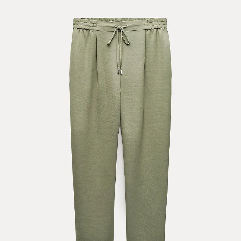 Pantalón ajustable verde 