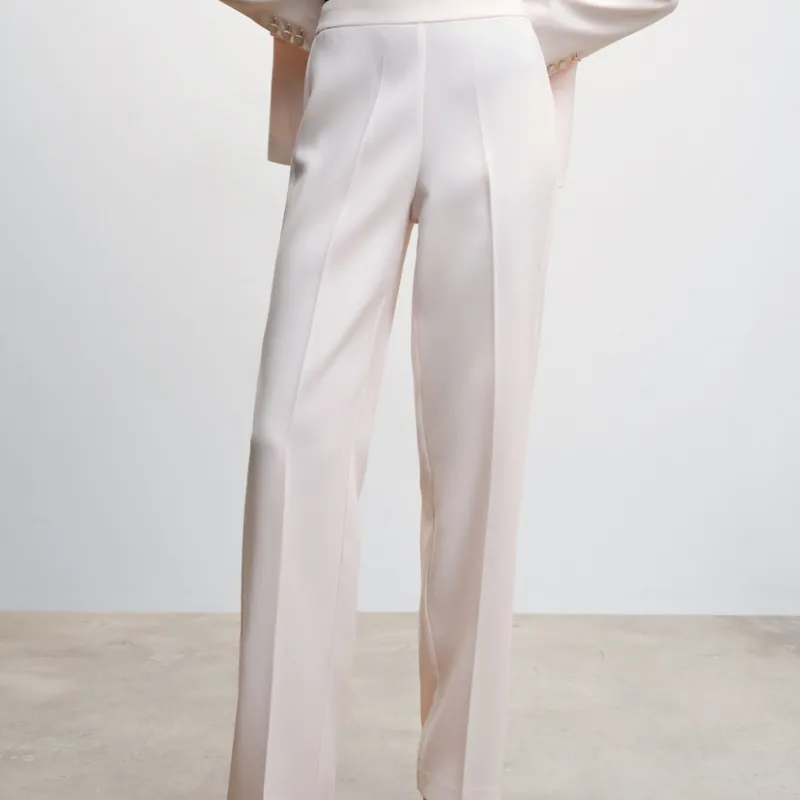Pantalón de tela claro 